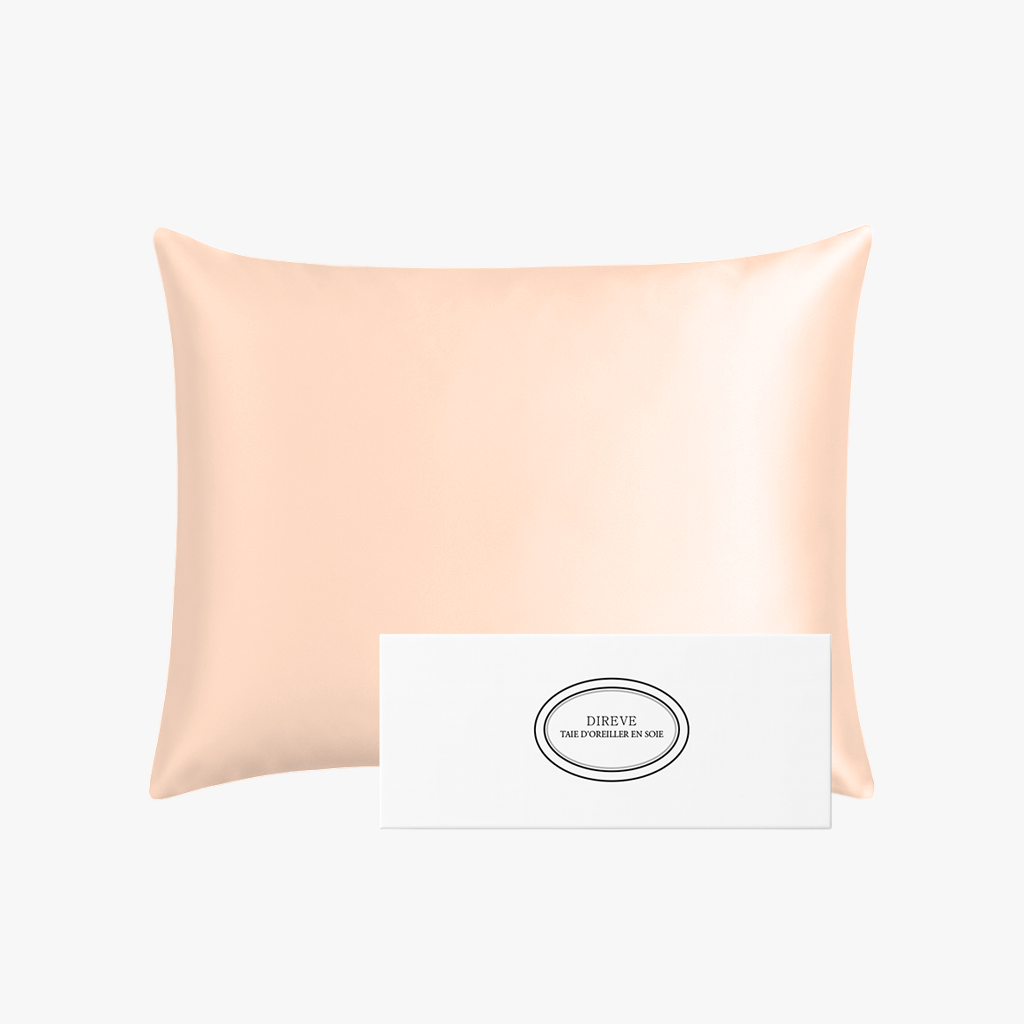 Taie d'oreiller en Pure Soie de Mûrier