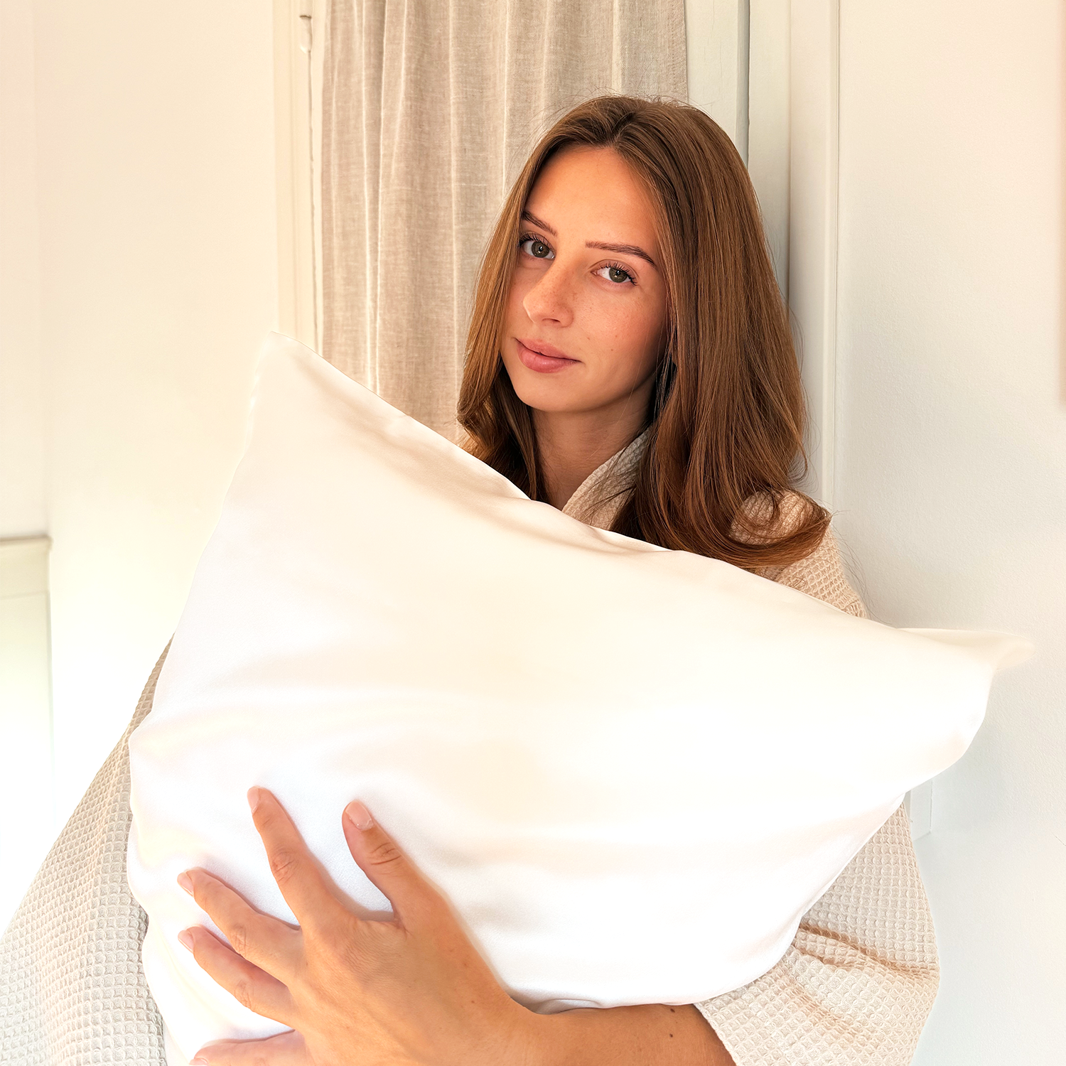 Taie d'oreiller 100% Pure Soie