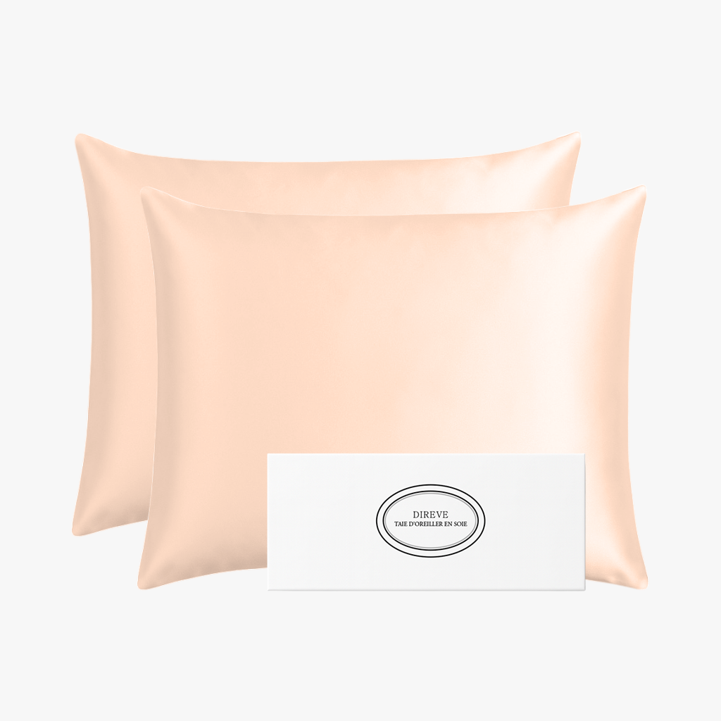 Pack de 2 Taies d'oreiller 100% Pure Soie